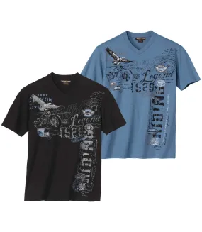 Lot de 2 Tee-Shirts Aventurier 